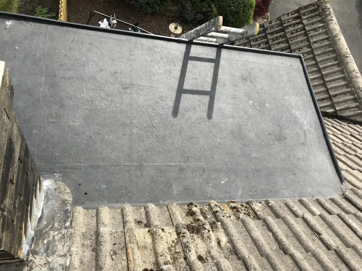Liquid Rubber Roofing carried out by Broomhill Roofing