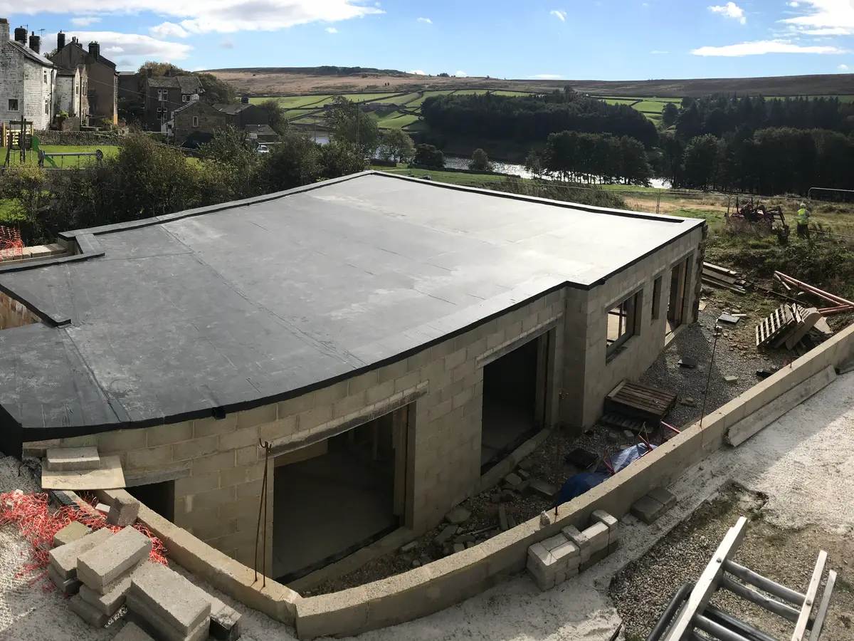 Rubber Roofs carried out by Broomhill Roofing